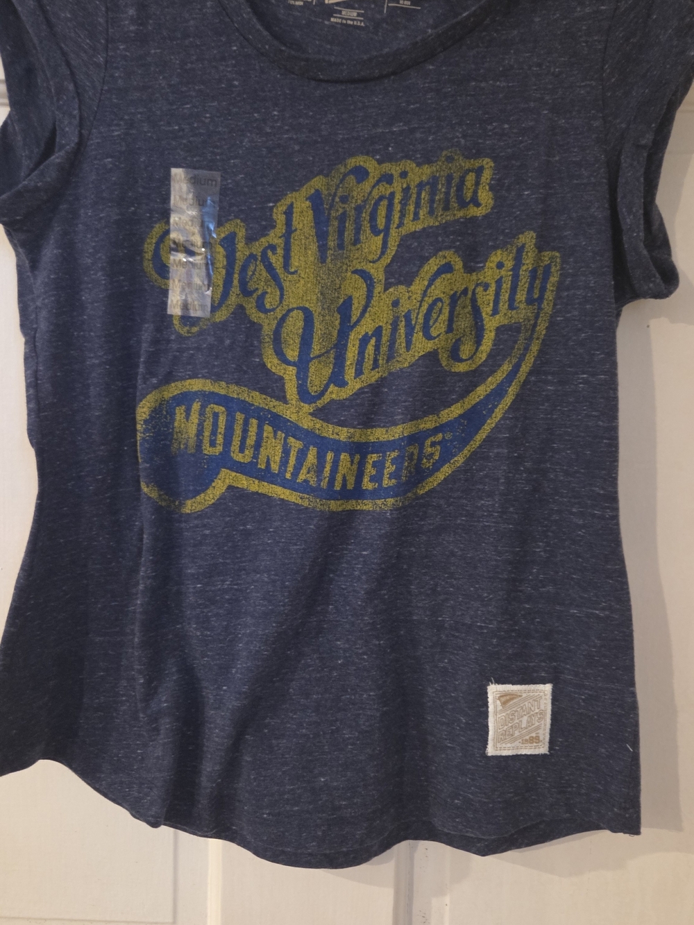 West Virginia University Navy Short Sleeve Graphic Tee